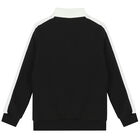 Black & White Logo Zip Up Top, 1, hi-res