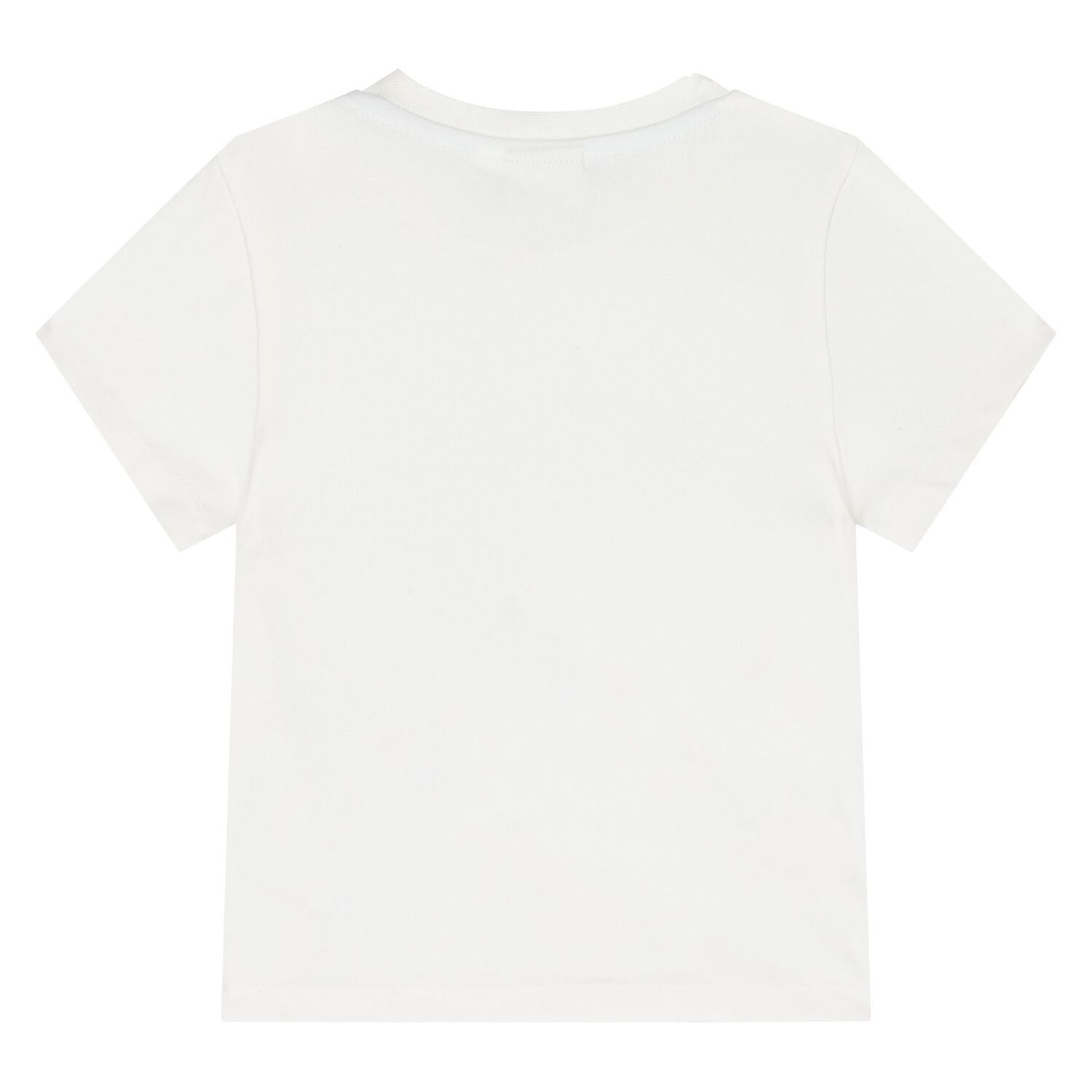 Baby Boys White Logo T-Shirt, 1, hi-res