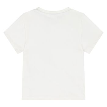 Baby Boys White Logo T-Shirt