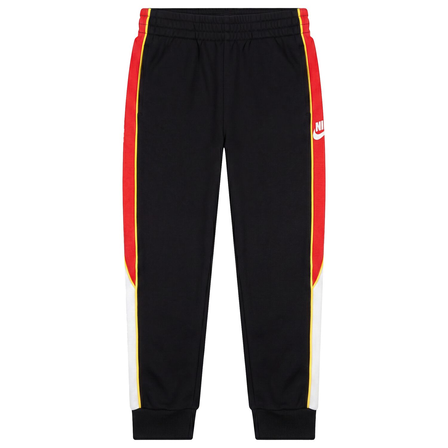 Boys Black & Red Logo Joggers, 2, hi-res