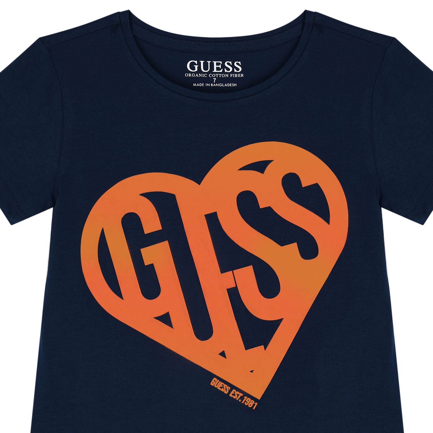 Girls Navy Blue Logo T-Shirt, 2, hi-res