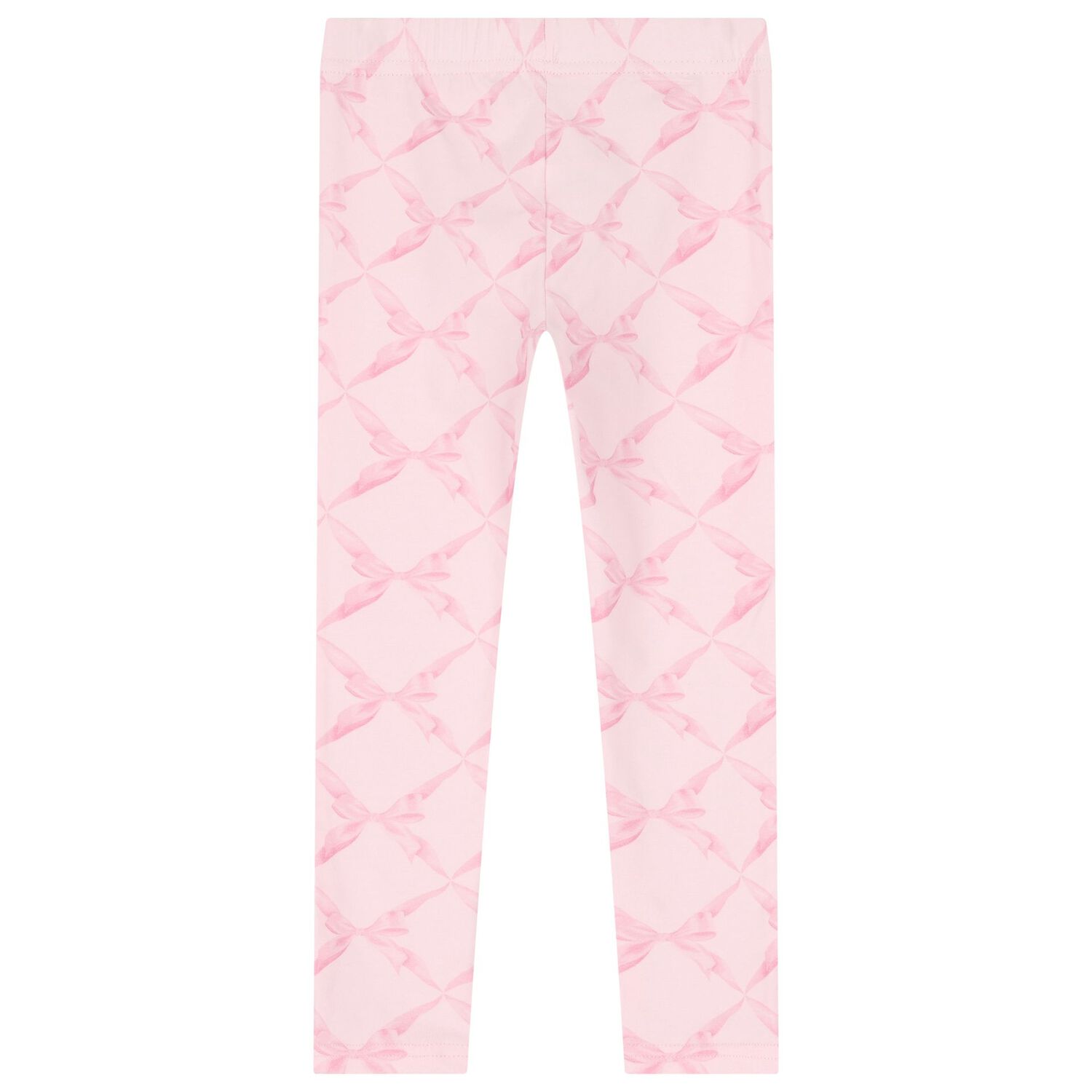 Girls Pink Bow Leggings Set, 1, hi-res image number null