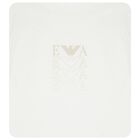 Ivory & Beige Logo Baby Blanket, 1, hi-res