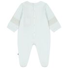 Baby Boys Blue Logo Babygrow, 2, hi-res