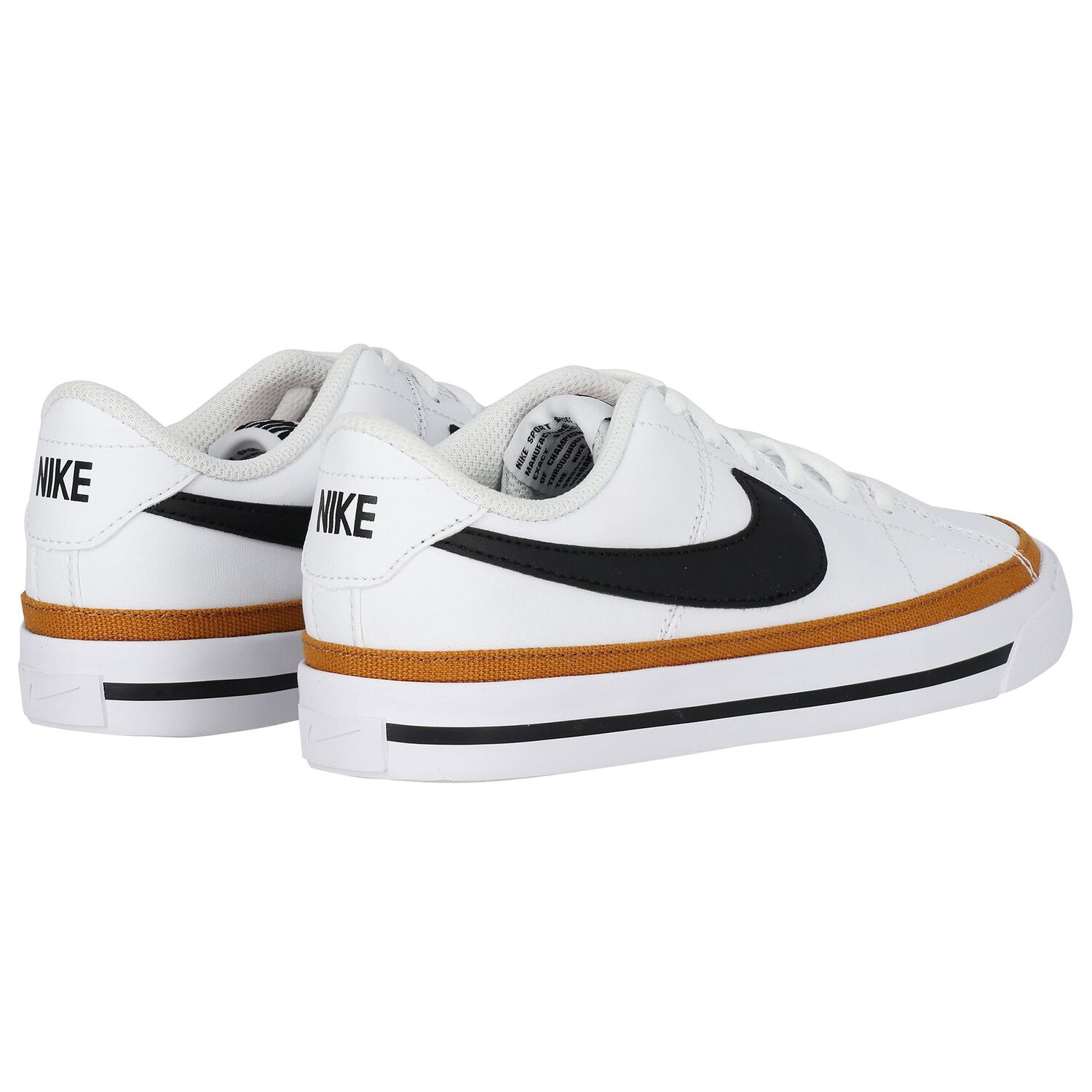 White & Black Court Legacy Trainers, 1, hi-res