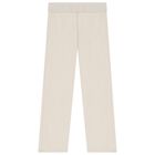 Girls Beige Teddy Bear Logo Tracksuit, 1, hi-res