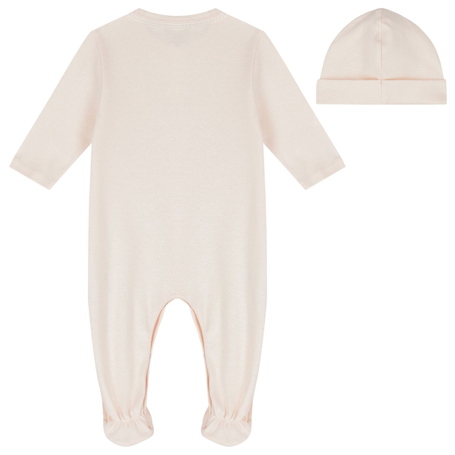 Baby Girls Pink Logo Babygrow Gift Set, 1, hi-res