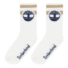 Baby Boys White Logo Socks ( 3 Pack ), 1, hi-res