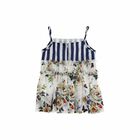 Girls Floral & Stripe Sleeveless Tops, 1, hi-res