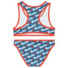 Girls Blue logo Bikini, 1, hi-res