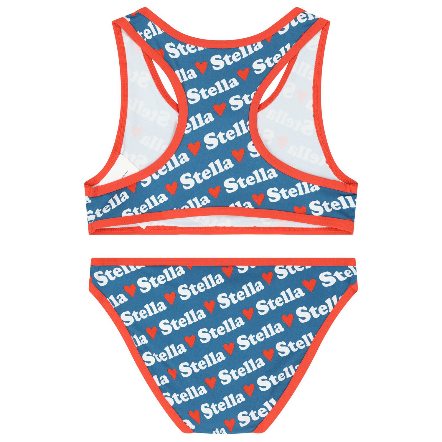 Girls Blue logo Bikini, 1, hi-res image number null