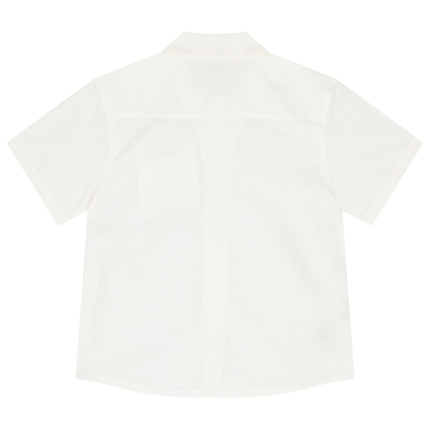 Boys White & Beige Shorts Set, 1, hi-res image number null