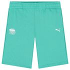 Boys Green Logo Paw Patrol Shorts, 2, hi-res