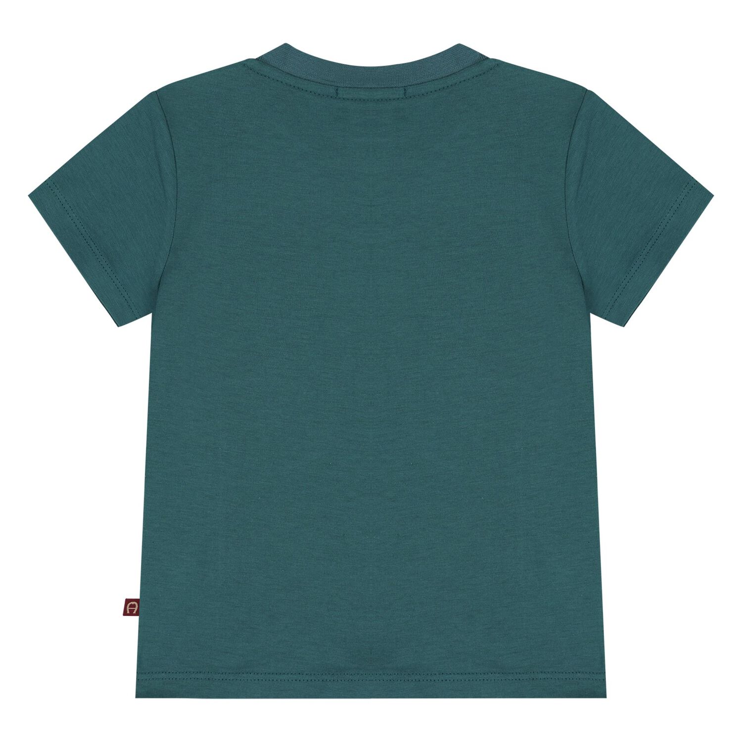 Younger Boys Green Logo T-Shirt, 1, hi-res