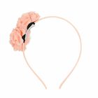 Girls Pink Flower Headband, 1, hi-res