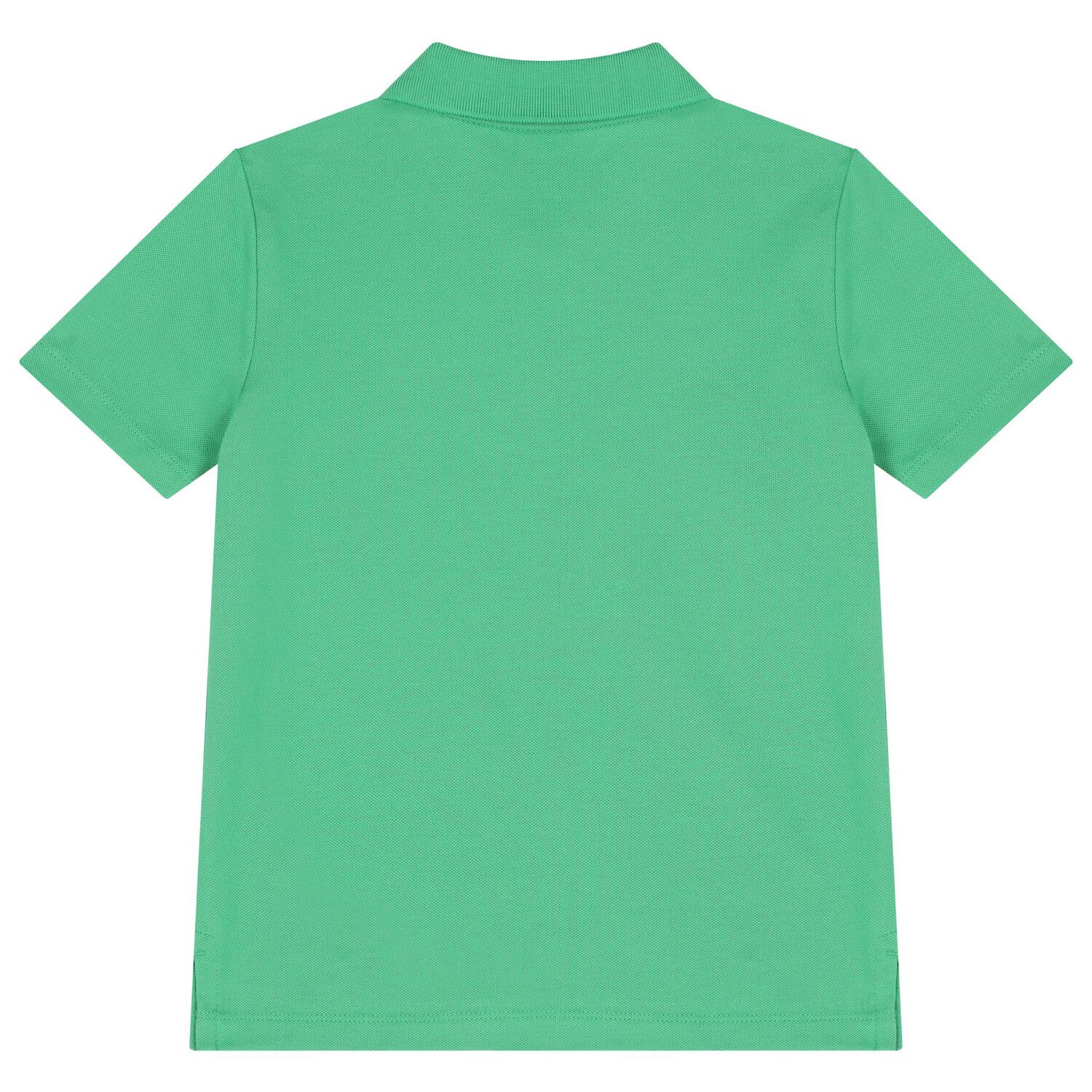 Boys Green Logo Polo Shirt, 1, hi-res image number null
