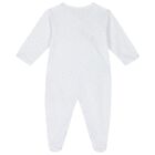 Baby Boys Blue & White Sheep Babygrow, 1, hi-res