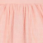 Girls Pink Cotton Broderie Polo Dress, 1, hi-res