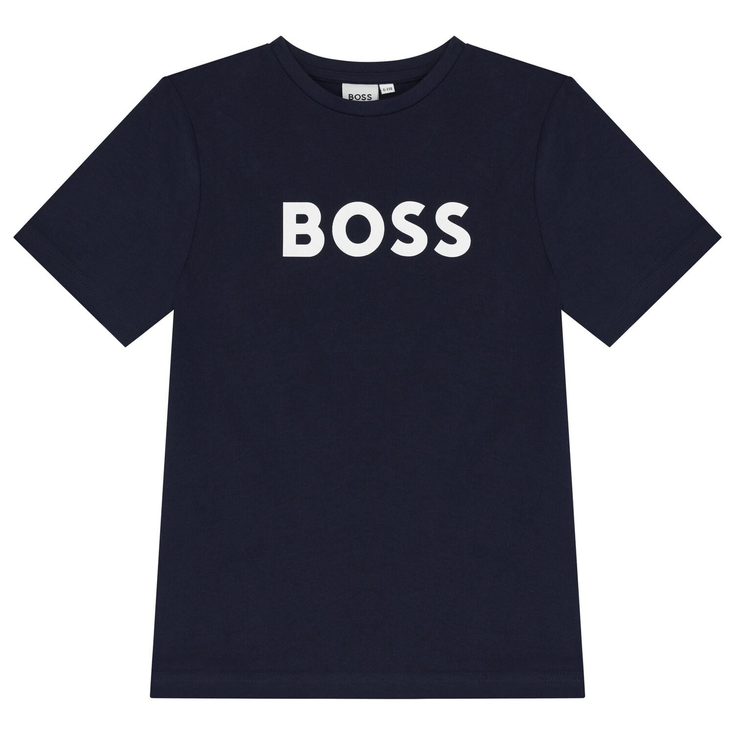 Boys Navy Blue Logo T-Shirt, 3, hi-res