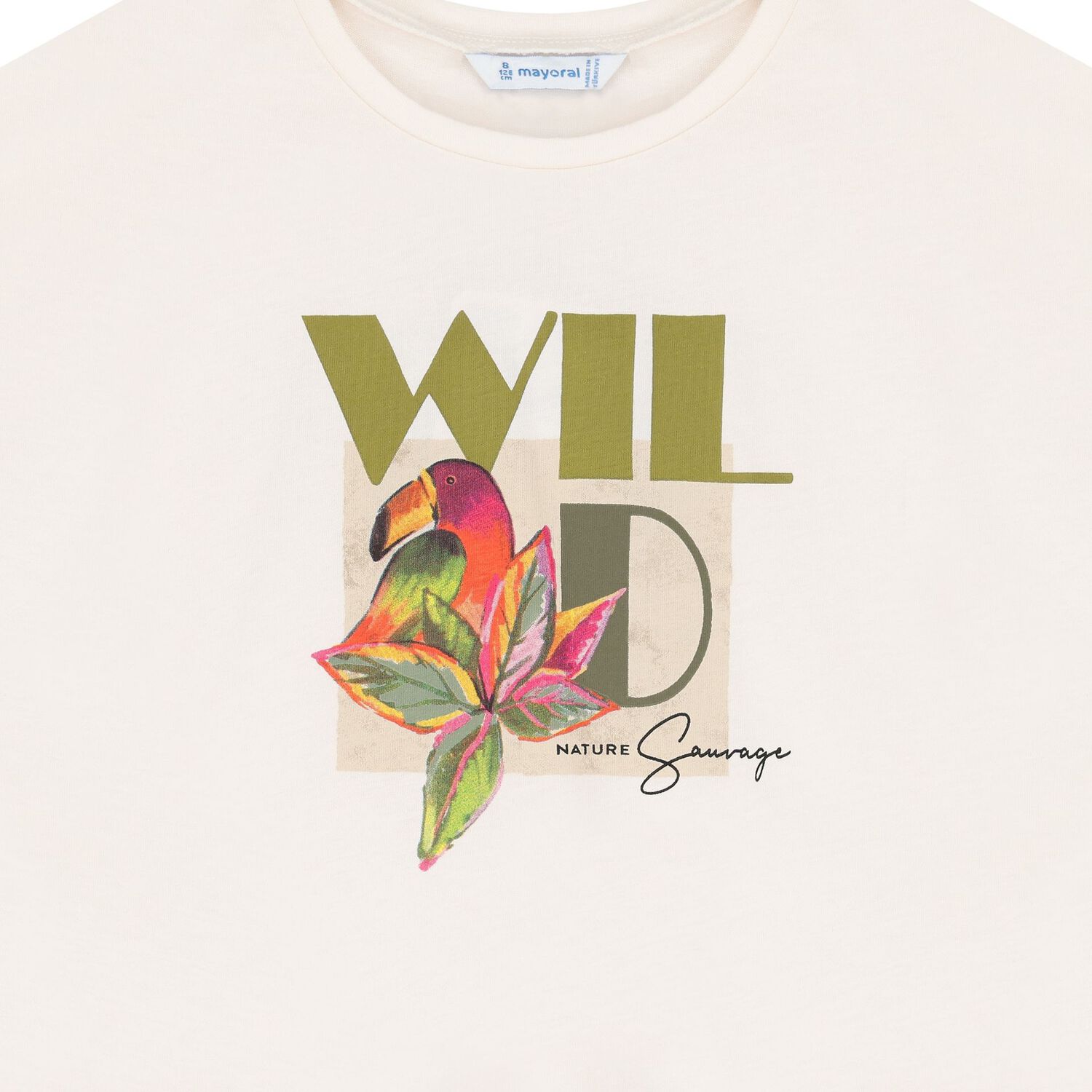 Girls Ivory Bird Shorts set, 1, hi-res image number null