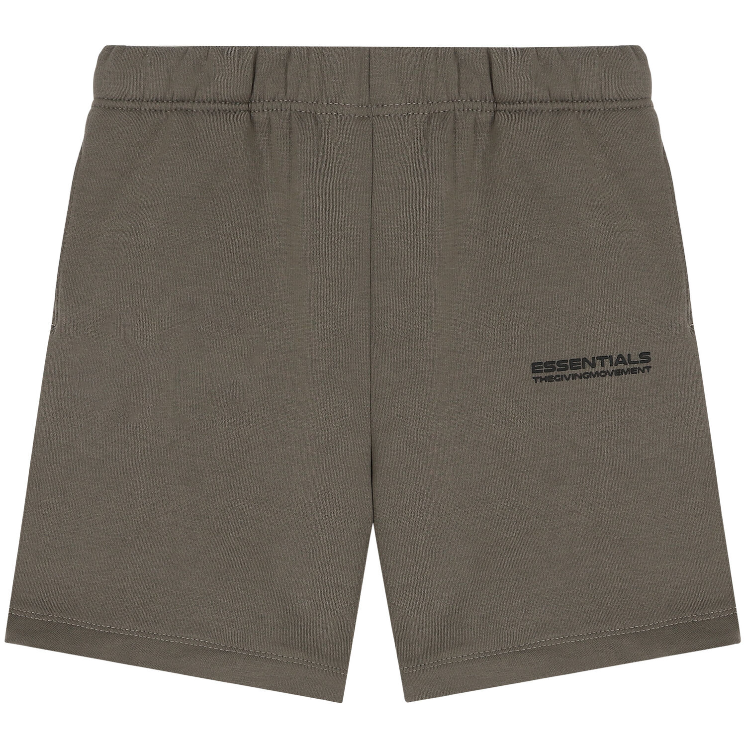 Beige Logo Shorts, 3, hi-res