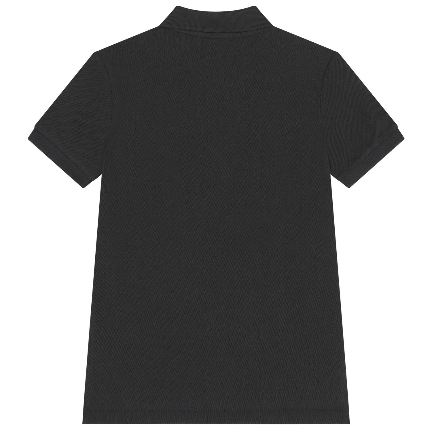 Boys Black Logo Polo Shirt , 1, hi-res