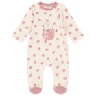 Baby Girls Ivory & Pink Babygrows ( 2-Pack ), 1, hi-res