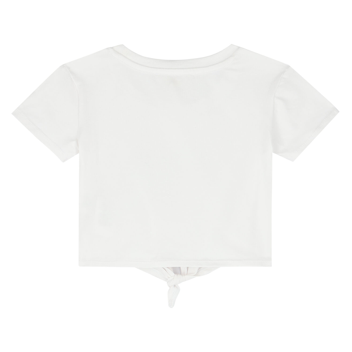 Girls White Logo T-Shirt, 1, hi-res