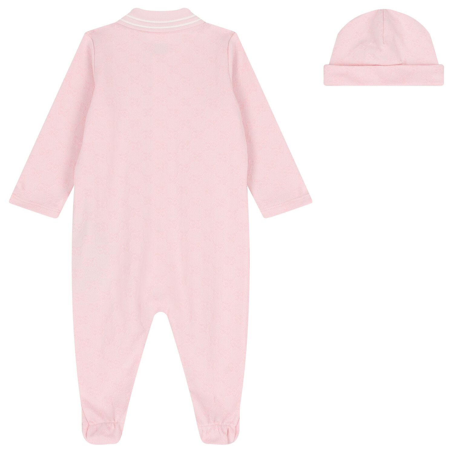 Baby Girls Pink GG Logo Babygrow Gift Set, 2, hi-res
