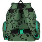 Boys Green Logo Backpack, 1, hi-res