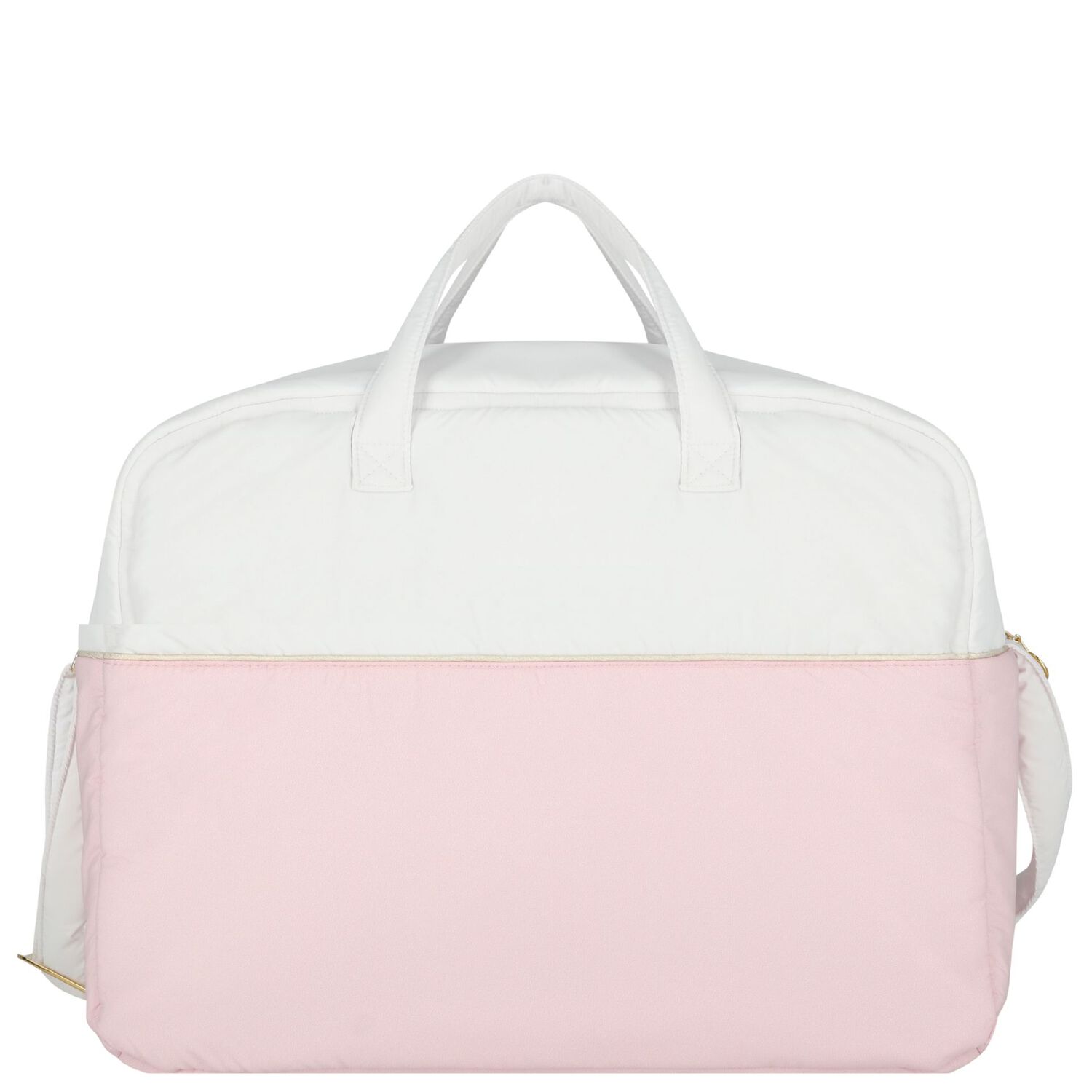 White & Pink Logo Baby Changing Bag, 2, hi-res