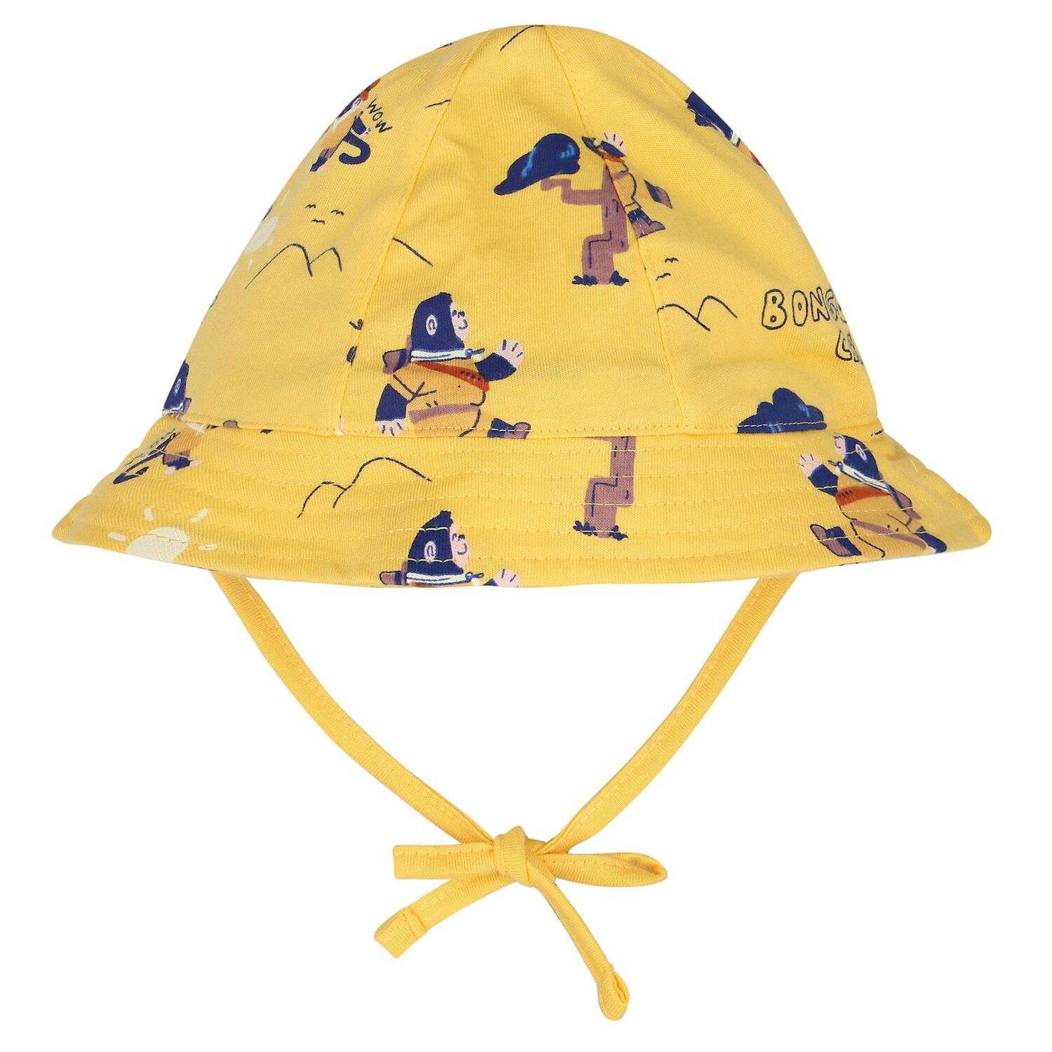 Younger Boys White & Yellow Shorts Set, 1, hi-res