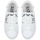 White Logo Trainers, 1, hi-res