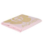 Baby Girls Pink Logo Blanket, 2, hi-res