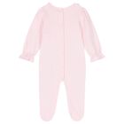 Girls Pink Babygrow & Headband Set, 1, hi-res