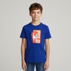 Boys Blue Logo T-Shirt, 3, hi-res