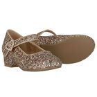 Girls Multi-Coloured Glitter Shoes, 2, hi-res