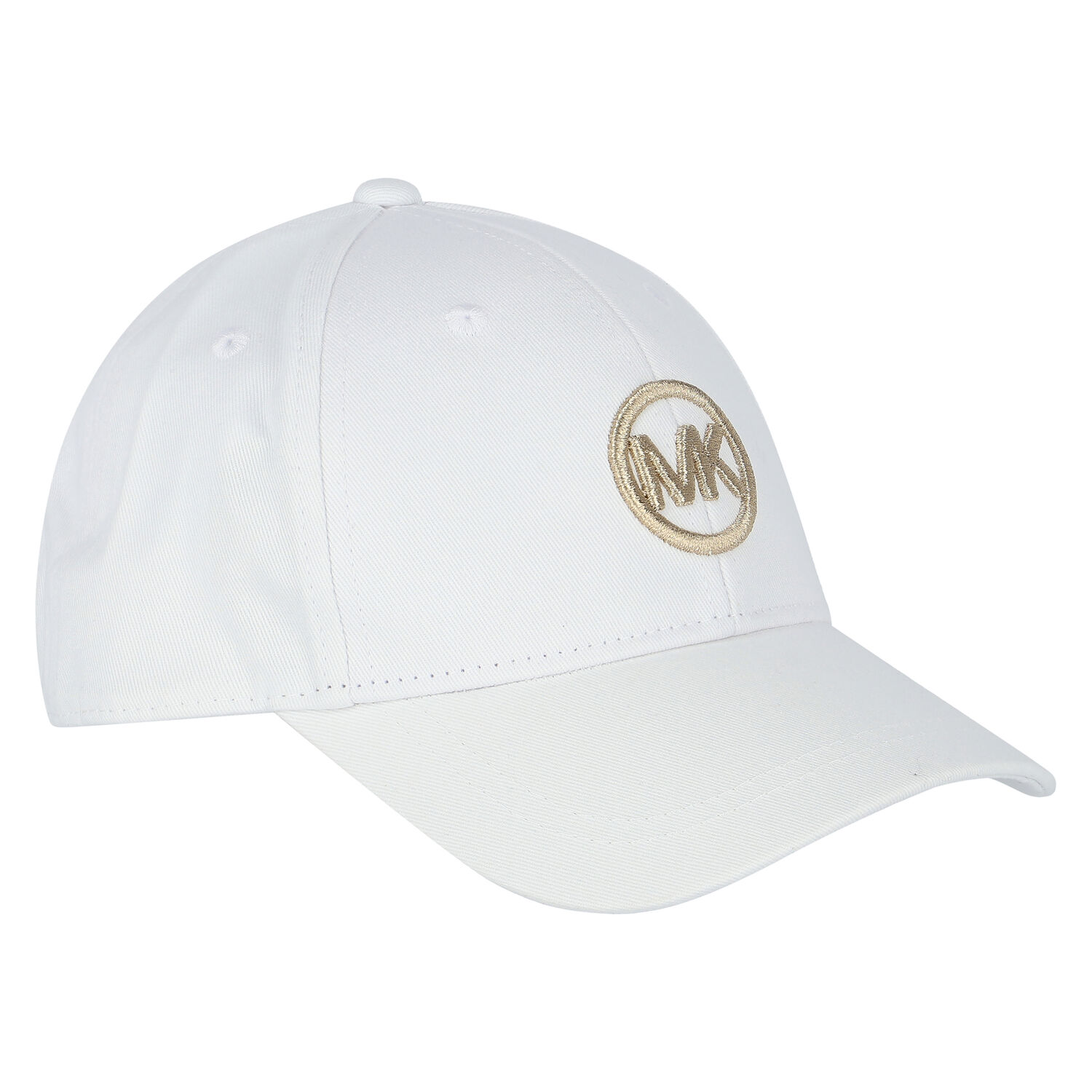 Girls White Logo Cap, 2, hi-res