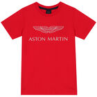 Boys Red Logo T-Shirt, 1, hi-res