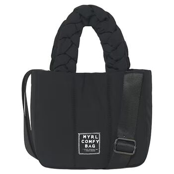 Girls Black Logo Handbag ( 18cm )
