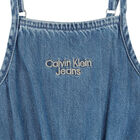 Girls Blue Denim Dress, 1, hi-res