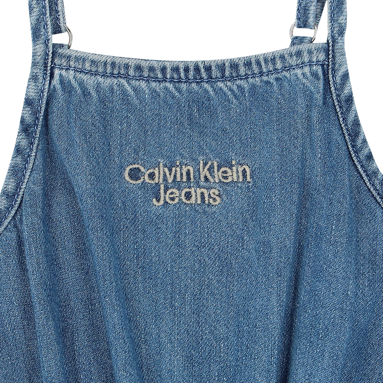 Girls Blue Denim Dress, 1, hi-res image number null