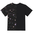 Girls Black Logo T-Shirt, 1, hi-res