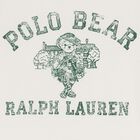 Girls White Polo Bear T-Shirt, 1, hi-res