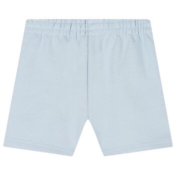 Light Blue Logo Shorts