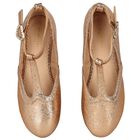 Girls Rose Gold Shoes, 1, hi-res