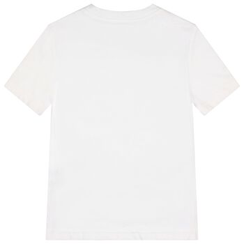 Boys White Logo T-Shirt