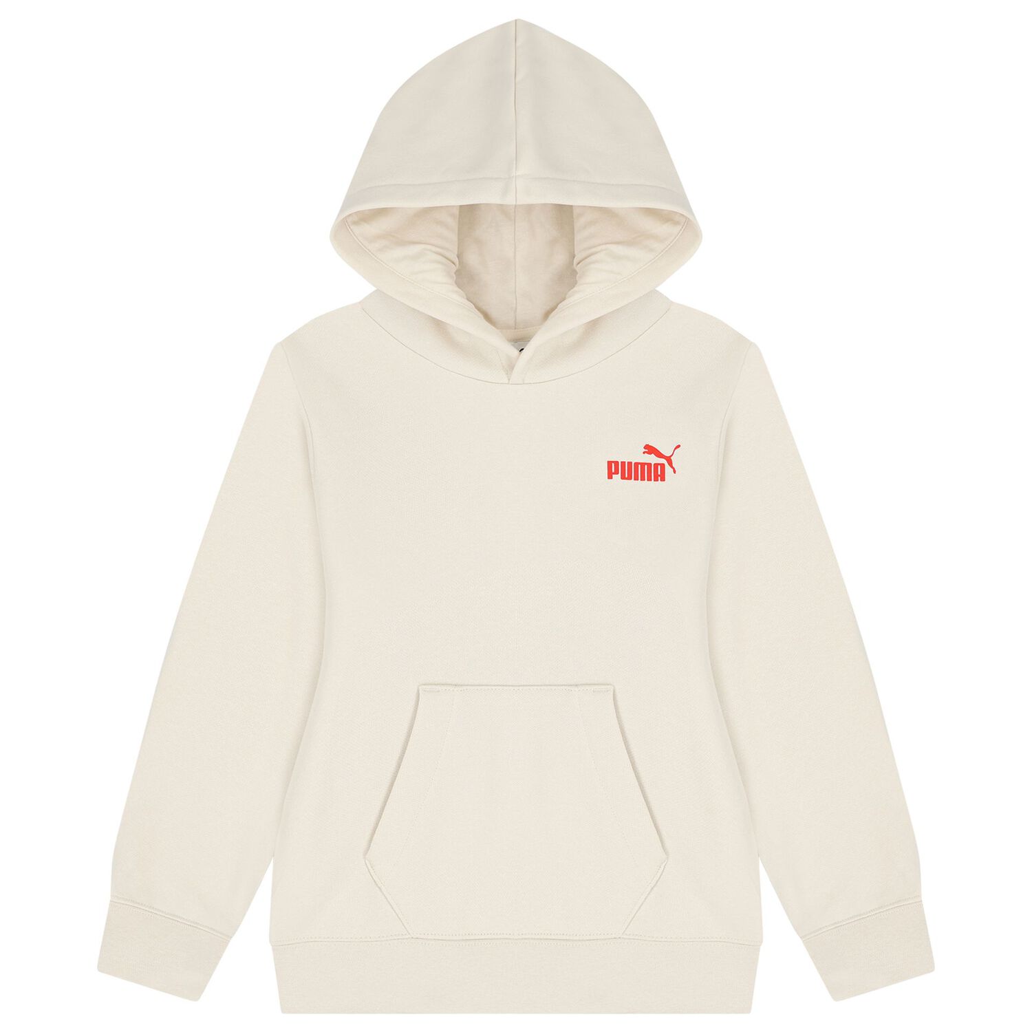 Boys Beige Logo Hooded Top, 2, hi-res