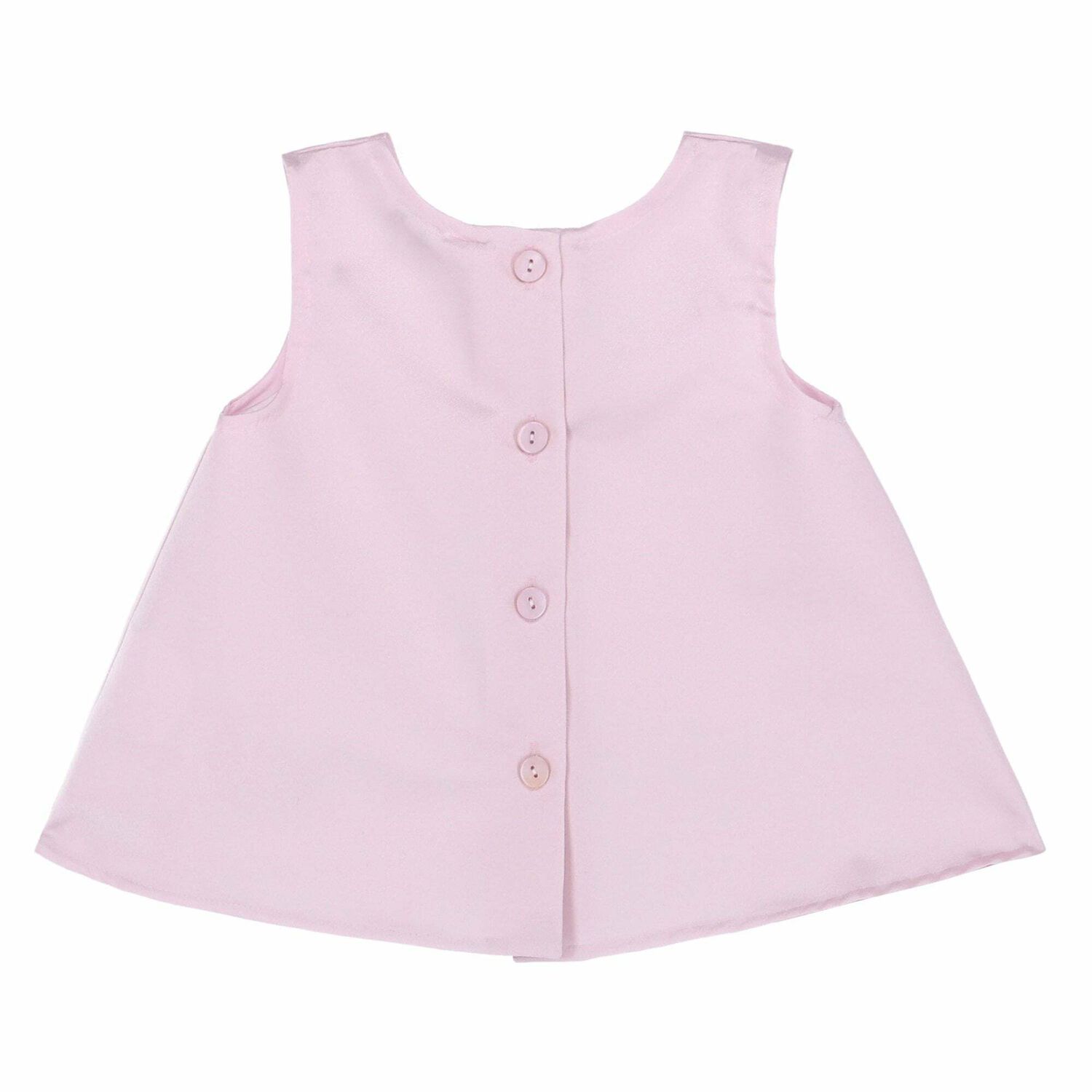 Girls Pink Sleeveless Tops, 1, hi-res image number null