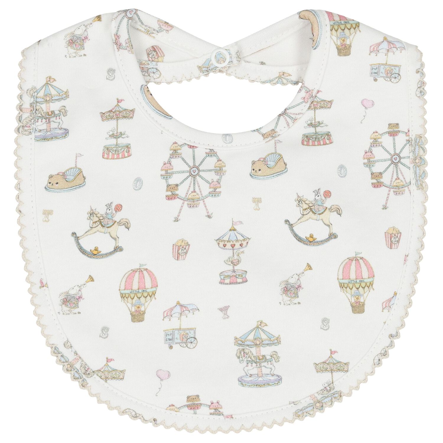 White Carousel & Hot Air Balloon Babygrow Gift Set, 1, hi-res